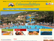 Tablet Screenshot of calanovellamare.com